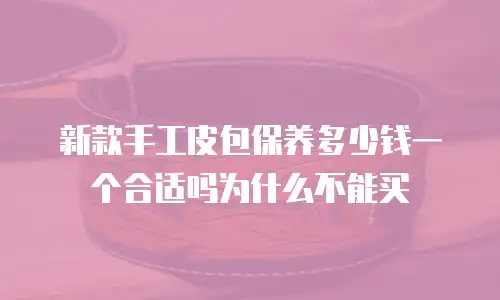 新款手工皮包保养多少钱一个合适吗为什么不能买