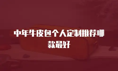 中年牛皮包个人定制推荐哪款最好
