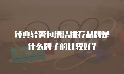 经典轻奢包清洁推荐品牌是什么牌子的比较好？
