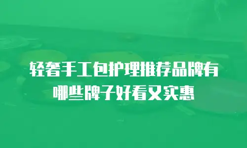 轻奢手工包护理推荐品牌有哪些牌子好看又实惠