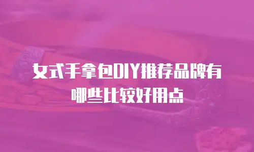 女式手拿包DIY推荐品牌有哪些比较好用点