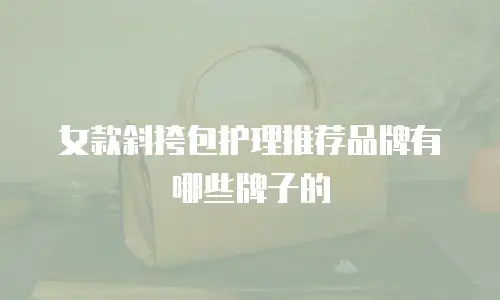 女款斜挎包护理推荐品牌有哪些牌子的