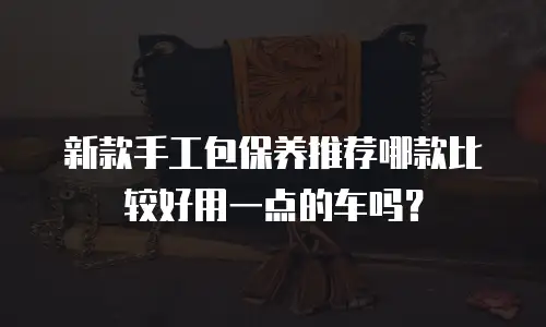 新款手工包保养推荐哪款比较好用一点的车吗？