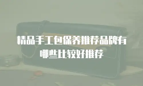 精品手工包保养推荐品牌有哪些比较好推荐