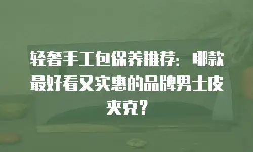 轻奢手工包保养推荐：哪款最好看又实惠的品牌男士皮夹克？