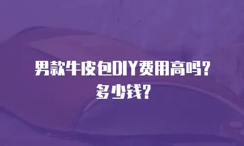 男款牛皮包DIY费用高吗？多少钱？