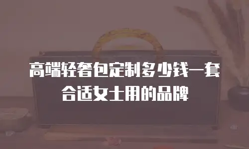 高端轻奢包定制多少钱一套合适女士用的品牌
