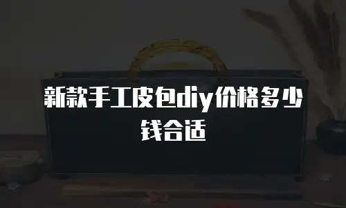 新款手工皮包diy价格多少钱合适
