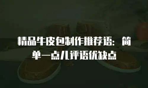 精品牛皮包制作推荐语：简单一点儿评语优缺点