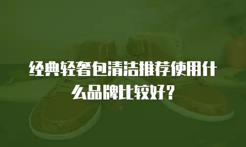 经典轻奢包清洁推荐使用什么品牌比较好？