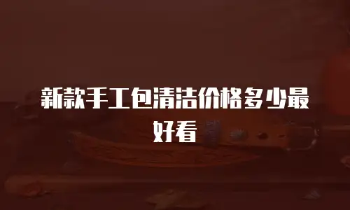 新款手工包清洁价格多少最好看