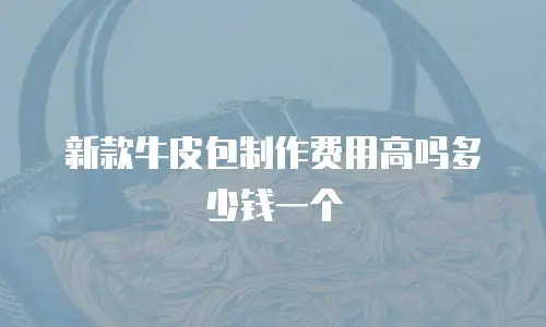 新款牛皮包制作费用高吗多少钱一个