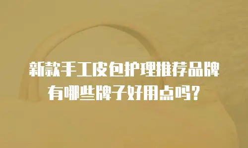 新款手工皮包护理推荐品牌有哪些牌子好用点吗？