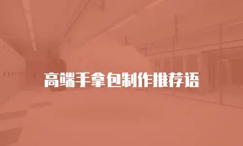 高端手拿包制作推荐语