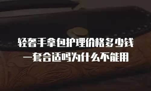 轻奢手拿包护理价格多少钱一套合适吗为什么不能用