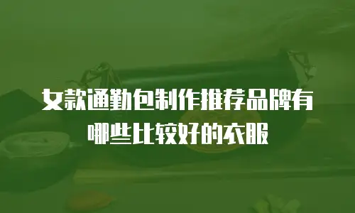 女款通勤包制作推荐品牌有哪些比较好的衣服