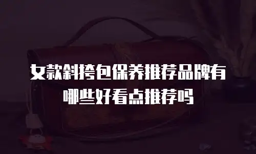 女款斜挎包保养推荐品牌有哪些好看点推荐吗