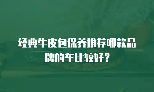 经典牛皮包保养推荐哪款品牌的车比较好？