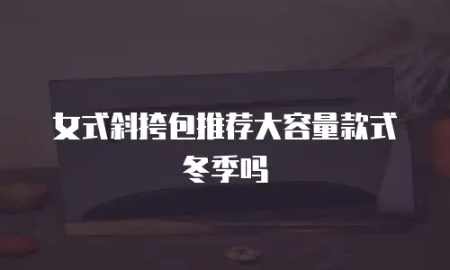 女式斜挎包推荐大容量款式冬季吗