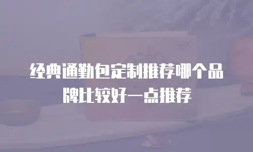 经典通勤包定制推荐哪个品牌比较好一点推荐