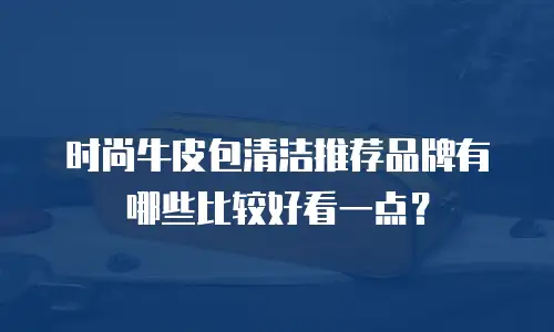 时尚牛皮包清洁推荐品牌有哪些比较好看一点？
