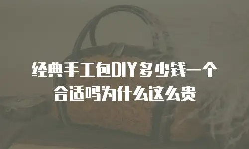 经典手工包DIY多少钱一个合适吗为什么这么贵
