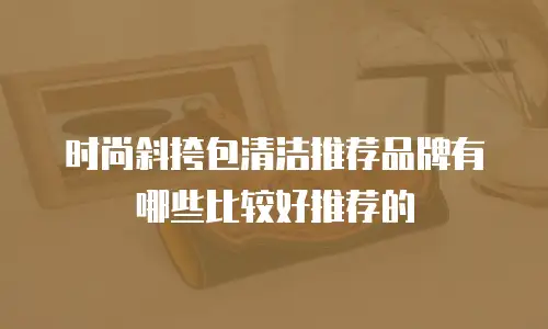 时尚斜挎包清洁推荐品牌有哪些比较好推荐的