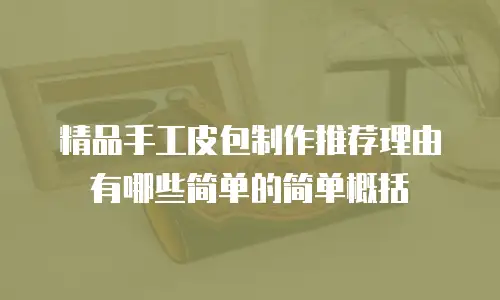 精品手工皮包制作推荐理由有哪些简单的简单概括