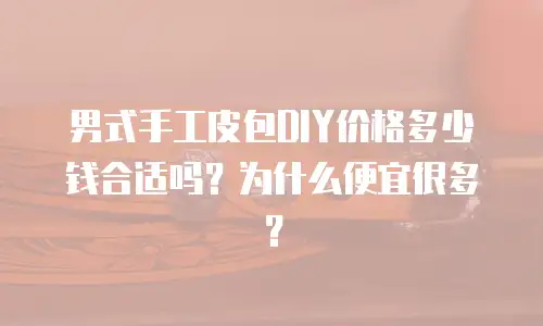 男式手工皮包DIY价格多少钱合适吗？为什么便宜很多？