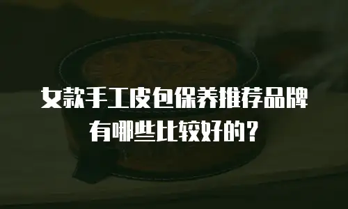 女款手工皮包保养推荐品牌有哪些比较好的？
