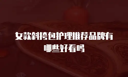 女款斜挎包护理推荐品牌有哪些好看吗