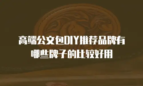 高端公文包DIY推荐品牌有哪些牌子的比较好用