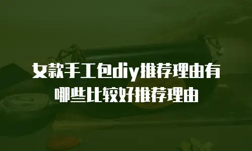 女款手工包diy推荐理由有哪些比较好推荐理由
