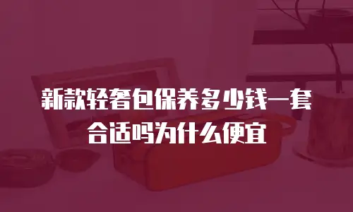 新款轻奢包保养多少钱一套合适吗为什么便宜
