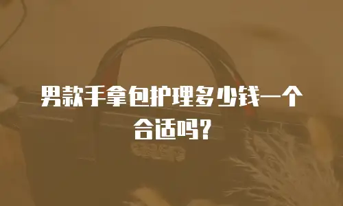 男款手拿包护理多少钱一个合适吗？