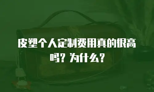 皮塑个人定制费用真的很高吗？为什么？
