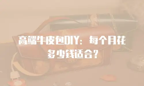 高端牛皮包DIY：每个月花多少钱适合？