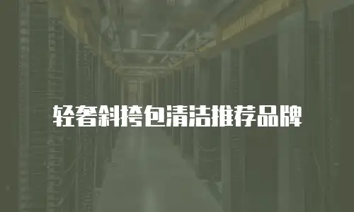 轻奢斜挎包清洁推荐品牌
