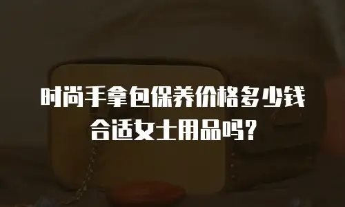 时尚手拿包保养价格多少钱合适女士用品吗？