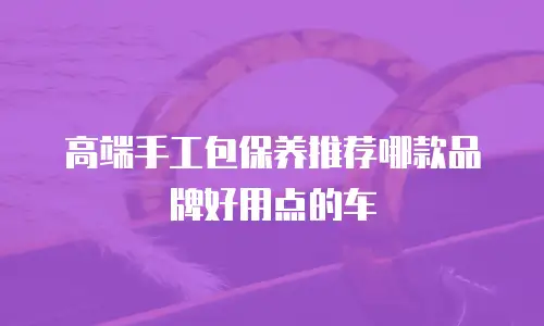 高端手工包保养推荐哪款品牌好用点的车