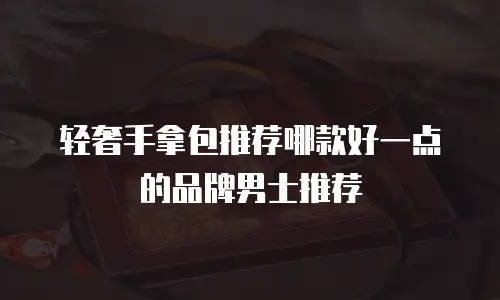 轻奢手拿包推荐哪款好一点的品牌男士推荐