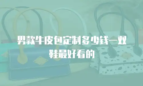男款牛皮包定制多少钱一双鞋最好看的