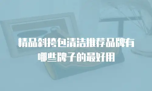 精品斜挎包清洁推荐品牌有哪些牌子的最好用