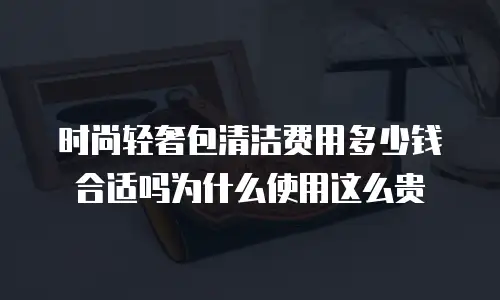 时尚轻奢包清洁费用多少钱合适吗为什么使用这么贵