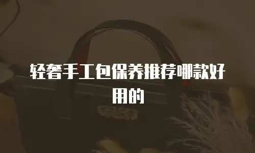 轻奢手工包保养推荐哪款好用的