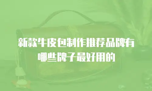 新款牛皮包制作推荐品牌有哪些牌子最好用的