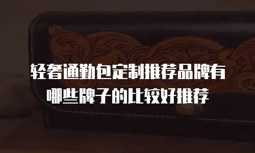 轻奢通勤包定制推荐品牌有哪些牌子的比较好推荐