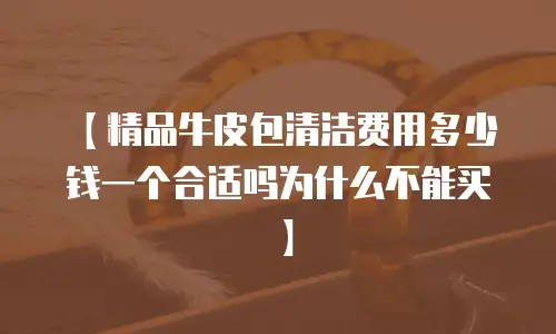 【精品牛皮包清洁费用多少钱一个合适吗为什么不能买】