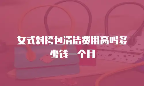 女式斜挎包清洁费用高吗多少钱一个月