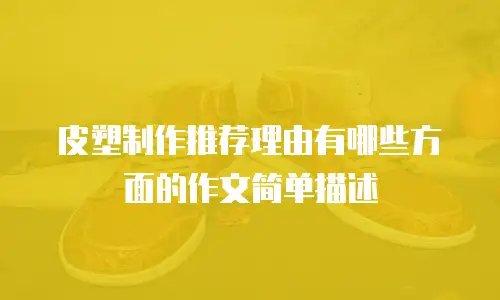 皮塑制作推荐理由有哪些方面的作文简单描述